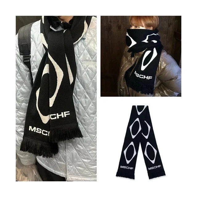 Mischief Rhombus Stadium Scarf Black