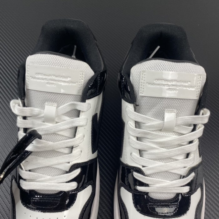 OFF-WHITE Out Of Office 'OOO' Low Tops Sneakers - Patent Black