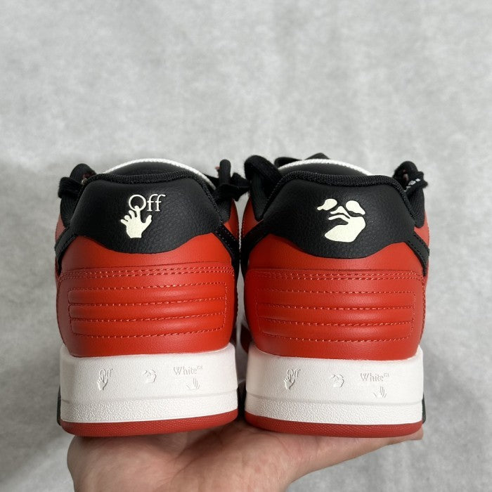 OFF-WHITE Out Of Office OOO Low Tops Sneakers - Red Black