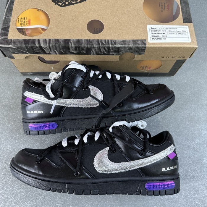 Off-White X Nike Dunk Low “The Lot 50 Of 50” - DM1602-001
