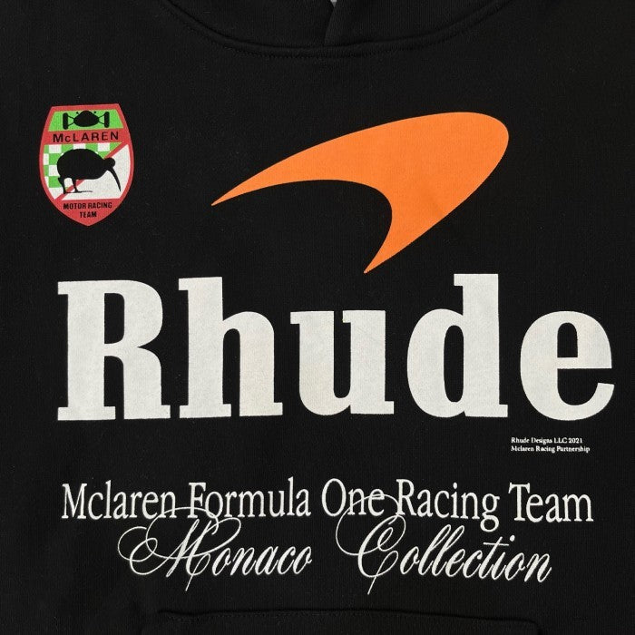 Rhude x McLaren Logo Hoodie - Black