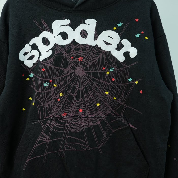 Sp5der Worldwide Hoodie Black