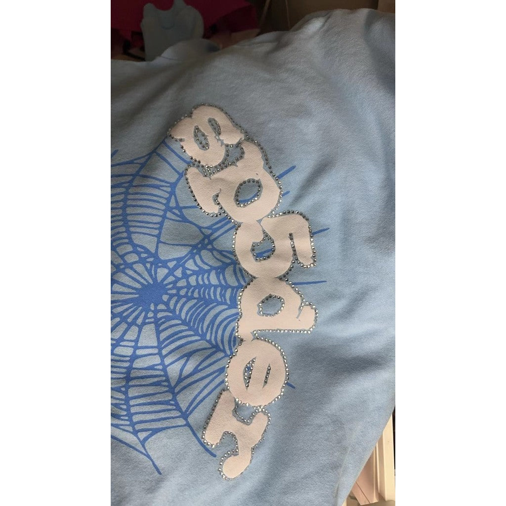 Sp5der Web Hoodie - Sky Blue