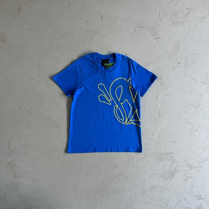 Syna World Syna Logo T-shirt & Short Set/ Suit - Cobalt Blue