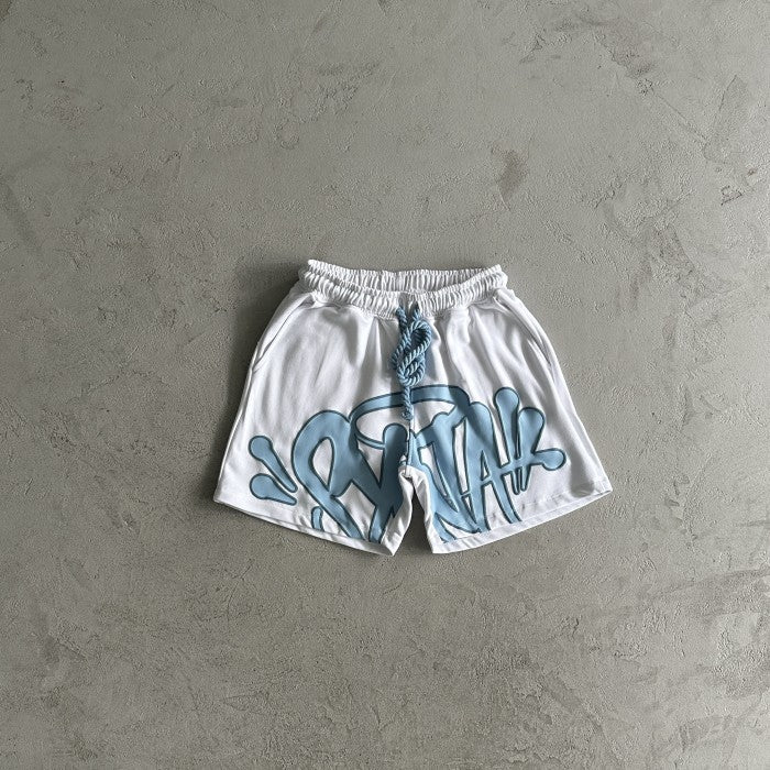 Syna World Syna Logo T-shirt & Short Set - White/Blue