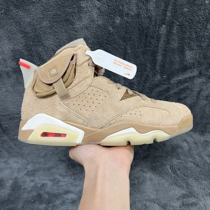 Travis Scott x Air Jordan 6 Retro 'British Khaki'