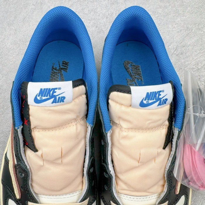 Travis Scott x Fragment Design x Air Jordan 1 Retro Low 'Military Blue' DM7866-140