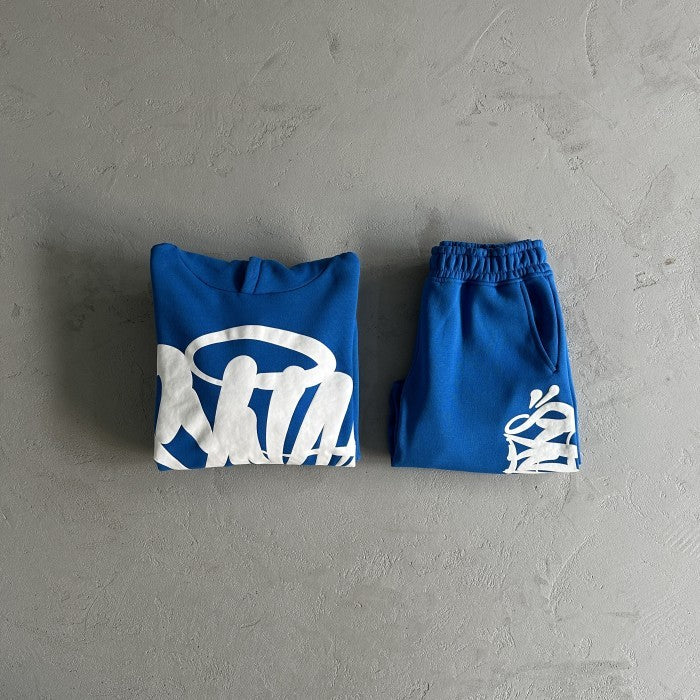 Syna World Team Syna Tracksuit/ Set - Hoodie & Shorts - Blue
