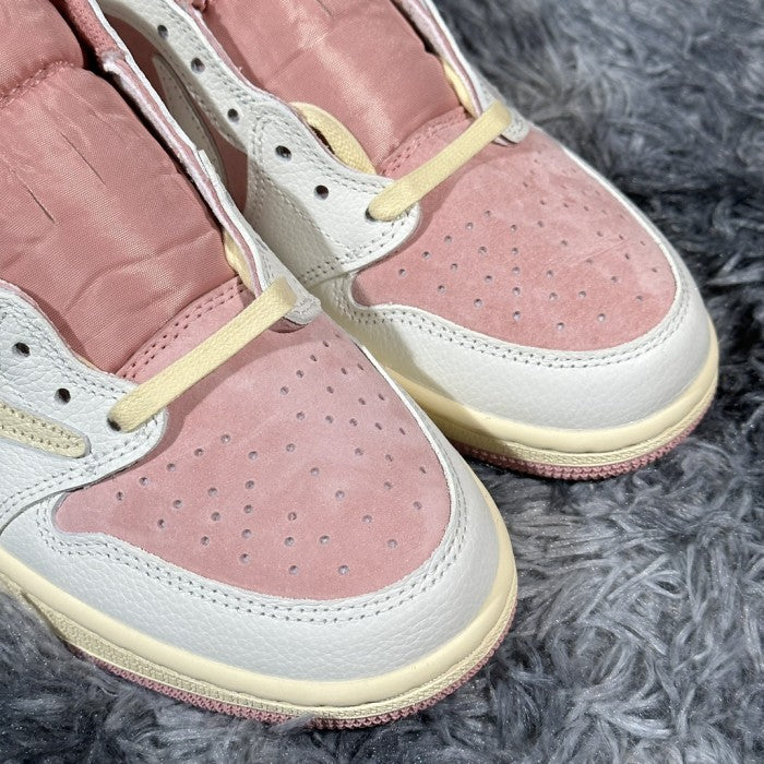 Travis Scott x Air Jordan 1 Low "Shy Pink" DM7866-106