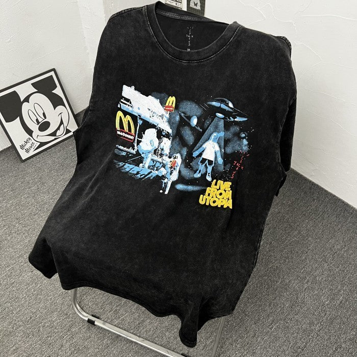 Travis Scott x McDonald's Live From Utopia T-Shirt