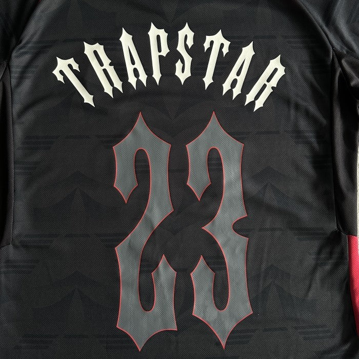 Trapstar Irongate Football Jersey - Black/Red