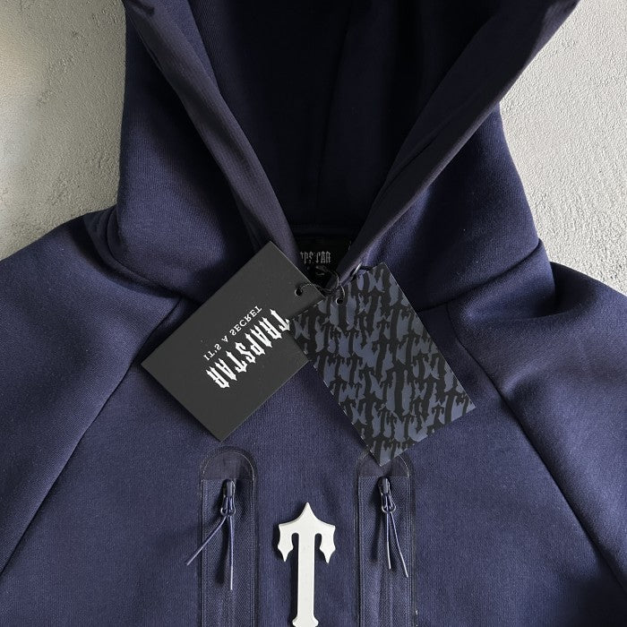 Trapstar Irongate T-Tech Zip Tracksuit - Hoodie & Pants Set - Navy