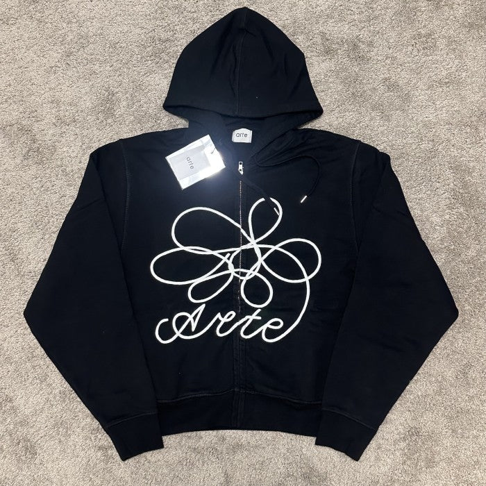 ARTE Flower Logo zip-up hoodie