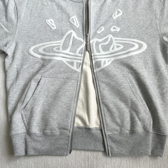 Broken Planet Zip-Up - Hoodie Sweatpants Set - Heather Gray