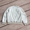 DRies Van Noten Backzip AW14 White Bomber Jacket