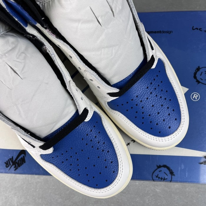 Fragment Design x Travis Scott x Air Jordan 1 Retro High 'Military Blue' DH3227-105