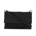 Issey Miyake Homme Plisse Black Small Pleated Flat Bag