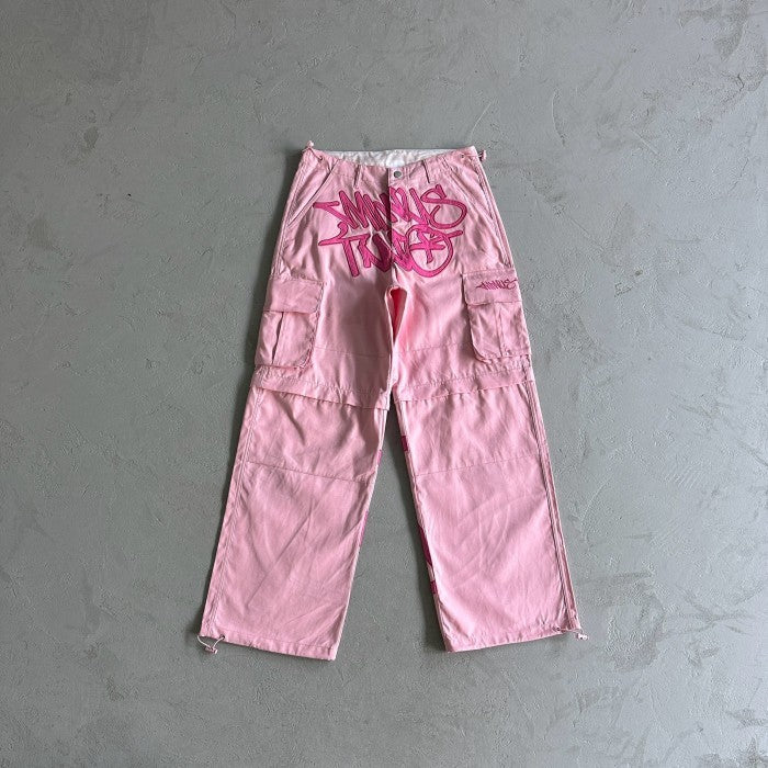 Minus Two Pink Detachable Cargo Pants