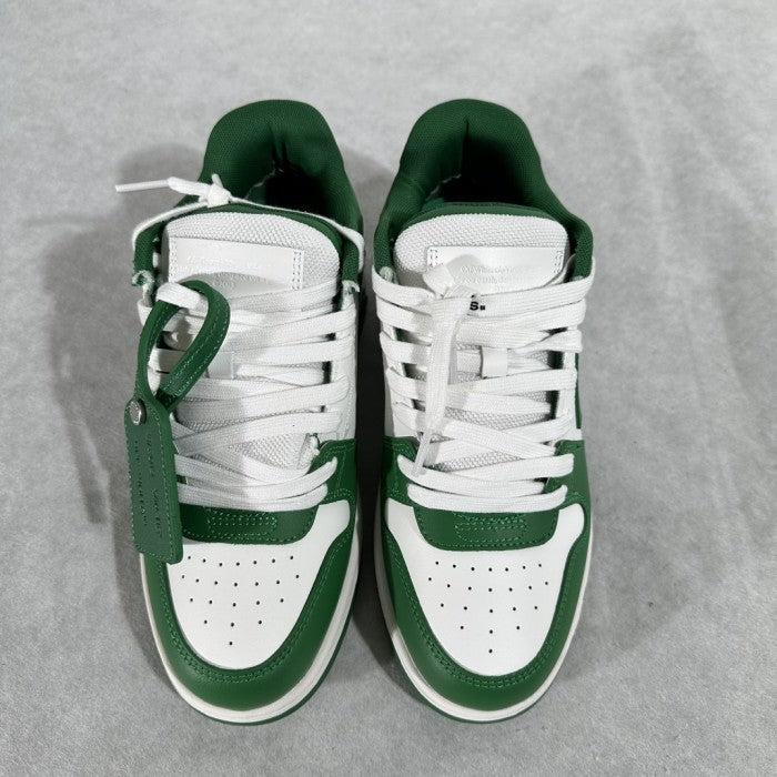 OFF-WHITE Out Of Office 'OOO' Low Tops Sneakers - White/ Green