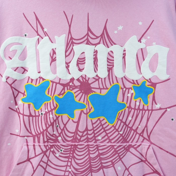 Sp5der Atlanta Hoodie - Pink