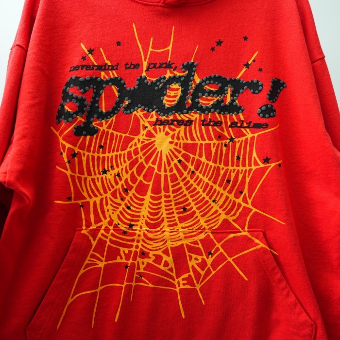 Sp5der P*Nike V2 Hoodie - Red