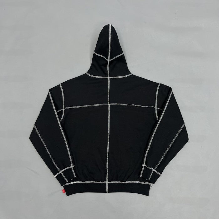 Supreme Coverstitch Hooded Sweatshirt / Hoodie - Black