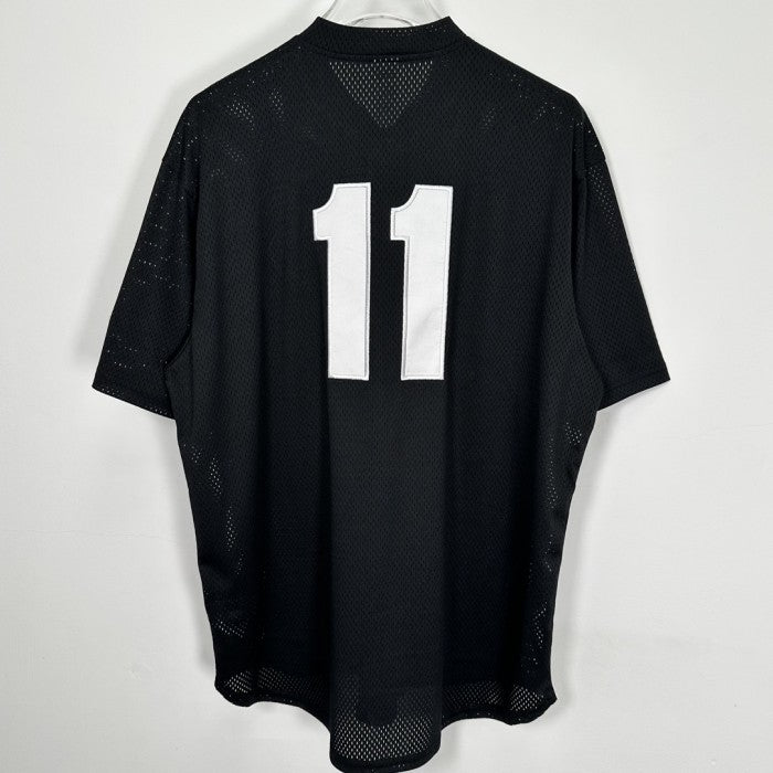 Supreme S Logo Baseball Henley - Black