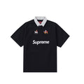 Supreme S/S Rugby Polo - Black
