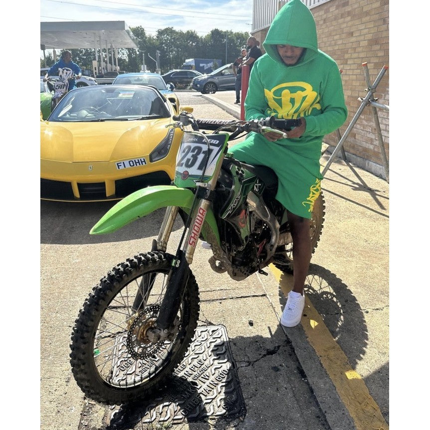 Syna World Team Syna Tracksuit/ Set - Hoodie & Shorts - Green