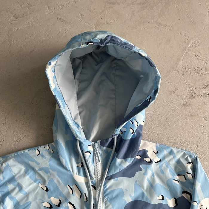Trapstar Decoded Windbreaker Jacket - Ice Blue Camo