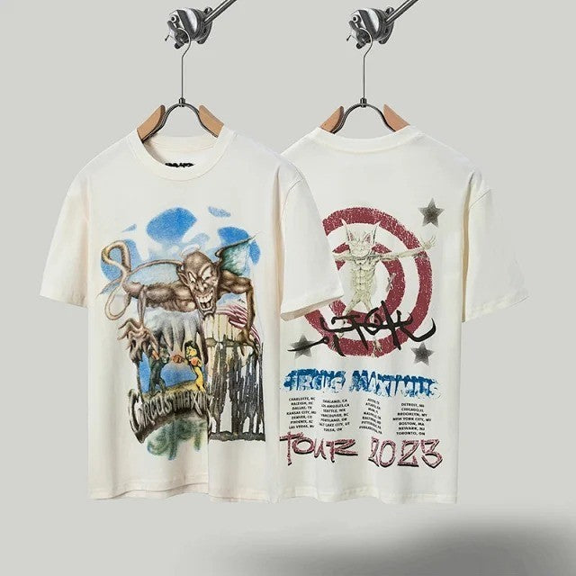 Travis Scott Utopia Circus Maximus Tour III Tee 'White'