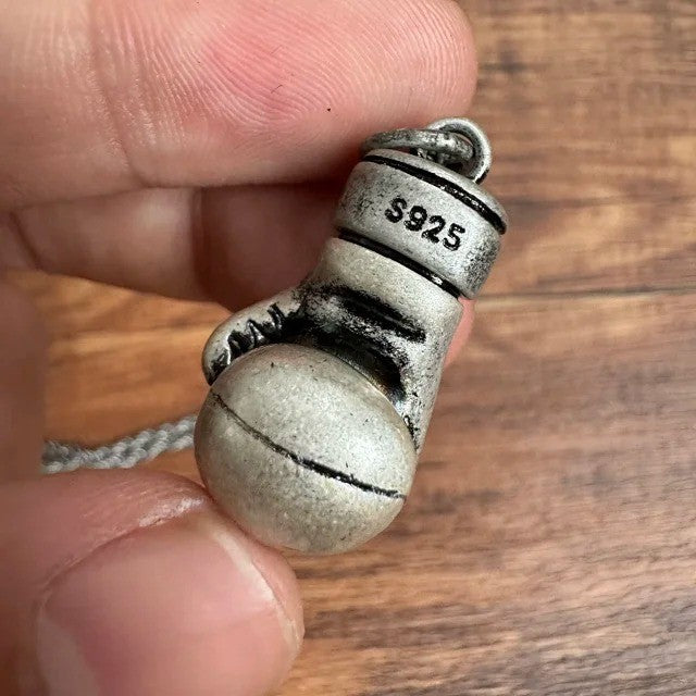 Undefeated X Muhammad Ali Boxing Gloves Necklace