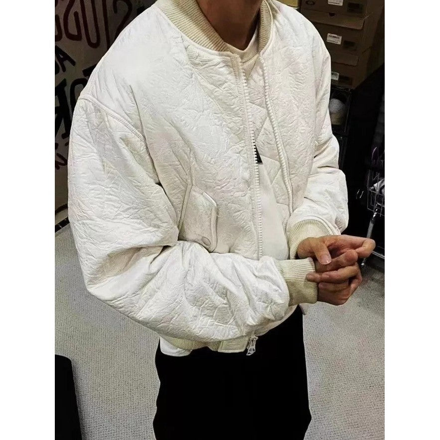 Dries Van Noten - White Vellow Bomber Jacket