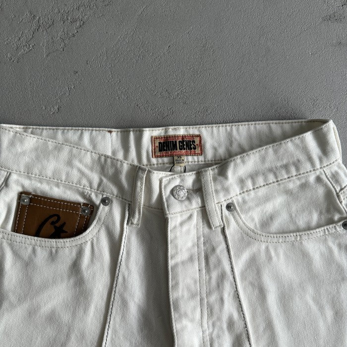 Corteiz C-Star Denim Jorts - Natural