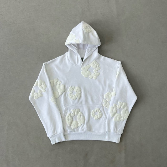 Denim Tears - Mono Cotton Wreath Hoodie [White]