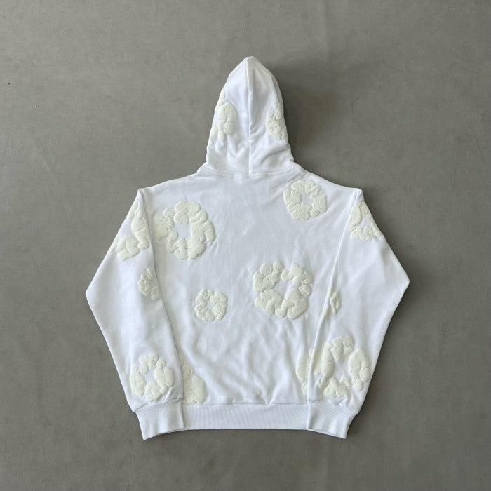Denim Tears - Mono Cotton Wreath Hoodie [White]