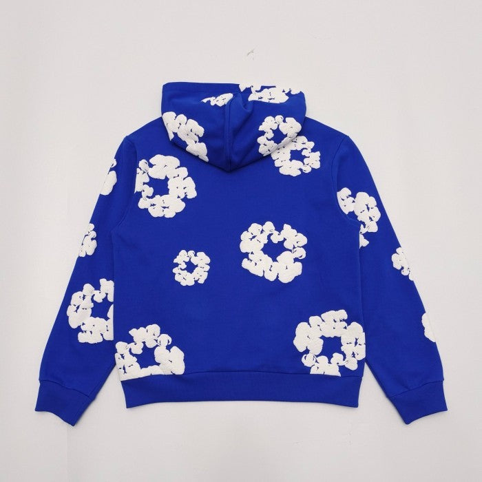 Denim Tears - The Cotton Wreath Blue Hoodie