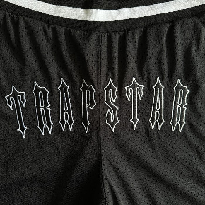 Trapstar Irongate Arch It's A Secret Basketball Mesh Shorts - Grey/Sea