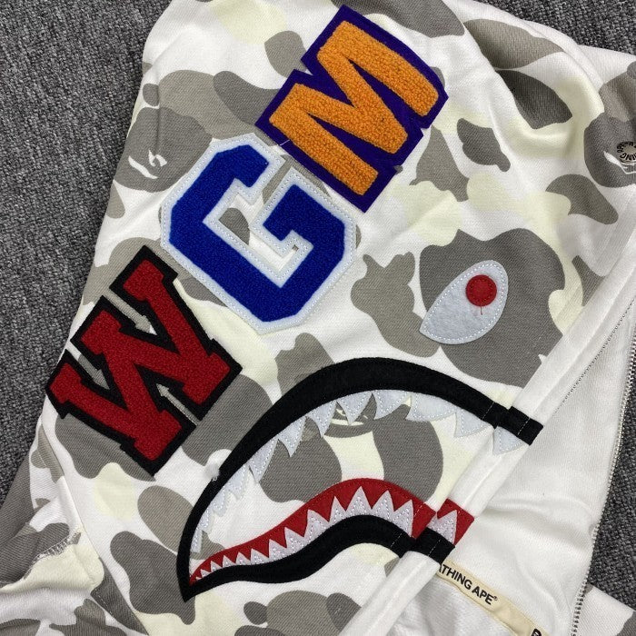 BAPE City Camo Shark Wide Full Zip Double Hoodie