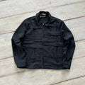 CDGS Homme Plus Garment Treated Layered Zip Jacket Black