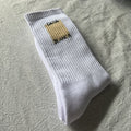 Casablanca Square Logo Ribbed Sport Sock