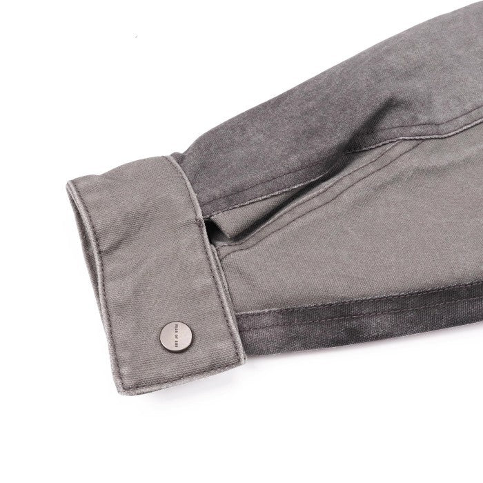 FOG Horse Print Canvas Work Jacket - Horse Print/Grey - Sixth Collection