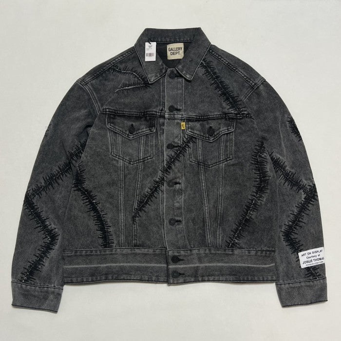 Gallery Dept. Scar Andy Denim Jacket - charcoal