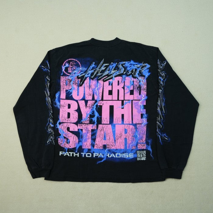 Hellstar Powered By The Star Long Sleeve T-shirt - Black