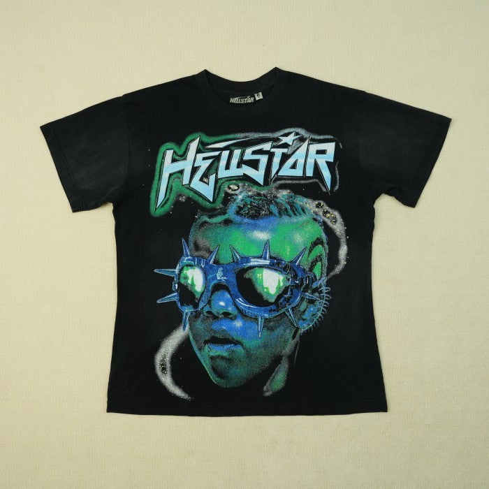 Hellstar The Future T-Shirt - Black/Blue