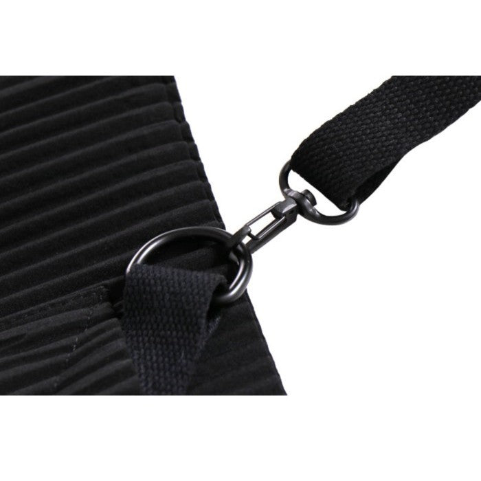 Issey Miyake Homme Plisse Black Small Pleated Flat Bag