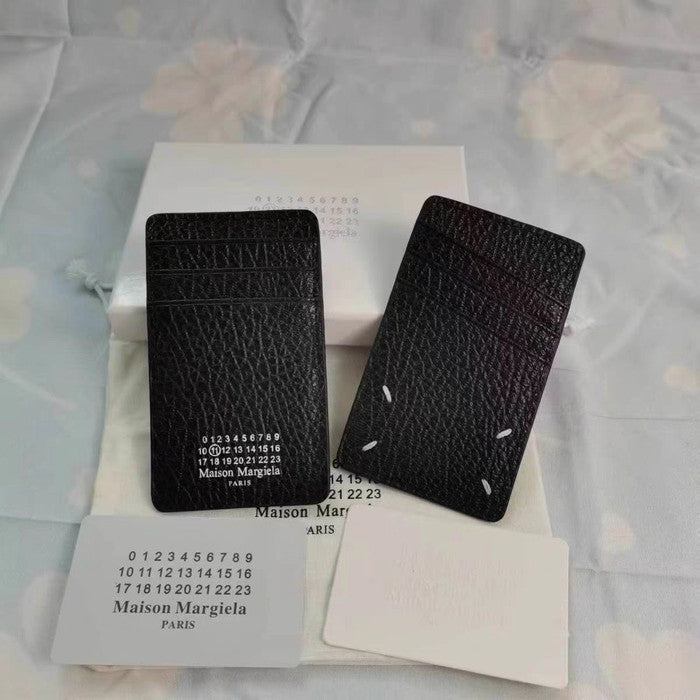 MAISON MARGIELA - Four Stitch-print leather card holder