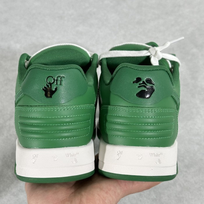 OFF-WHITE Out Of Office 'OOO' Low Tops Sneakers - White/ Green