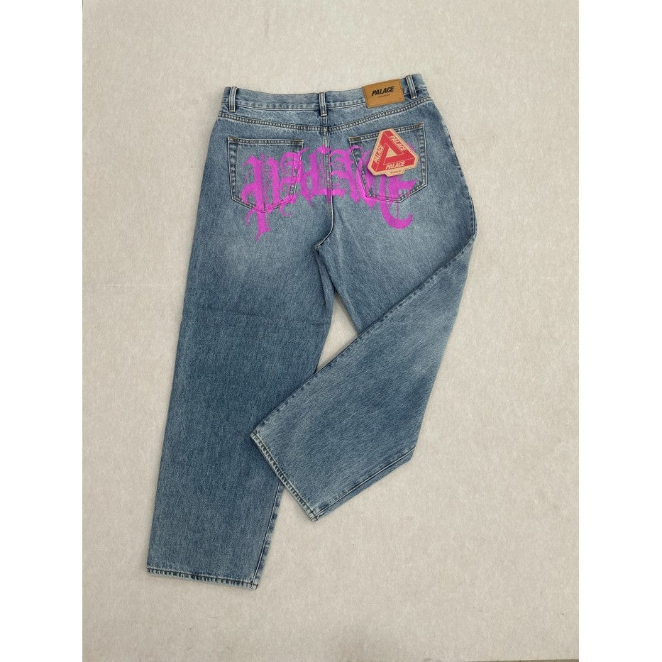 Palace El Script P90 Baggy Jean - Stone Wash