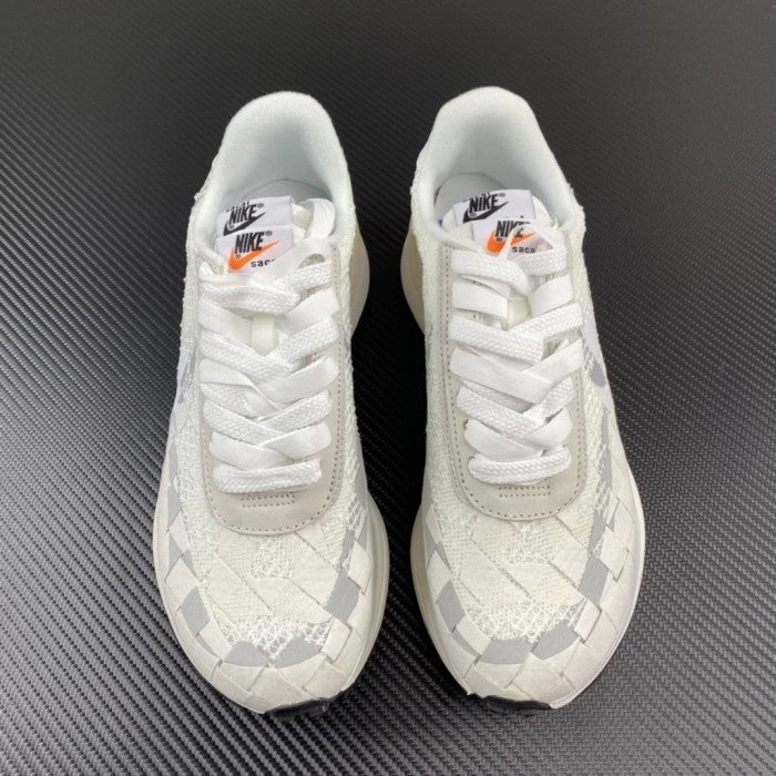 Sacai x Nike Waffle Woven White